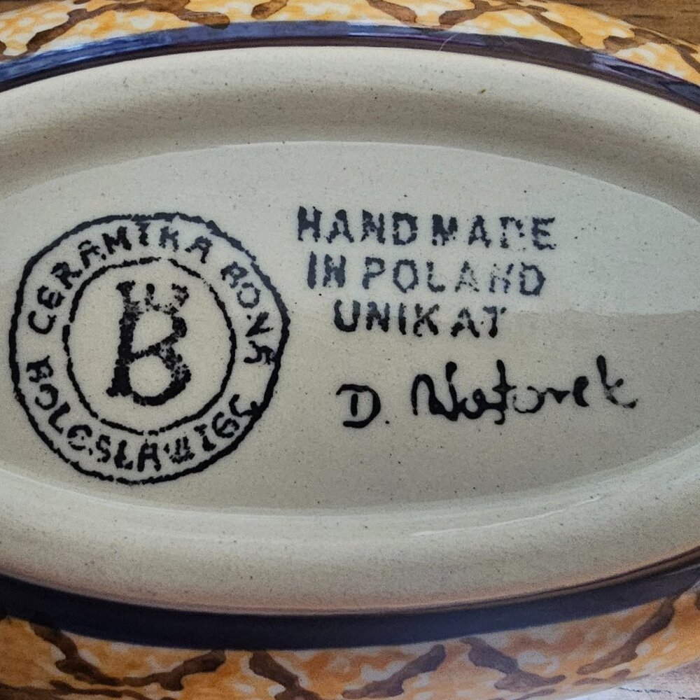 Boleslawiec Polish Pottery-Condiment Dish - Picture 5 of 5